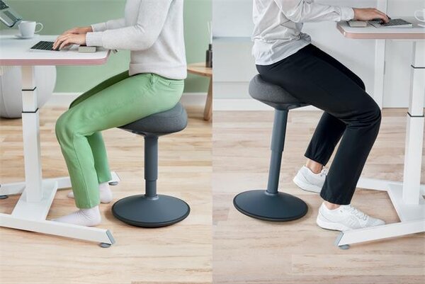 Ülőszék, billenő, ergonomikus, LEITZ Ergo Active, sötétszürke (E65440089)