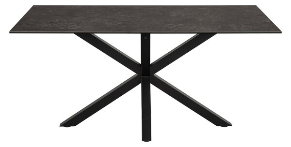 Asztal Norsica 446, 76x90cm, Fekete