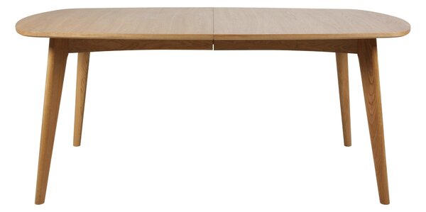 Asztal Norsica Elmdome 104, 76x102cm, Világosbarna, Tölgy