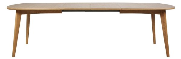 Asztal Norsica Elmdome 104, 76x102cm, Világosbarna, Tölgy