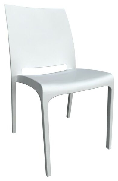 VOLGA fehér műanyag szék (25 db)