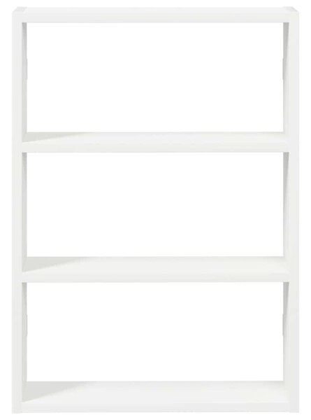 Fehér szerelt fa fali polc 43 x 9 x 60 cm