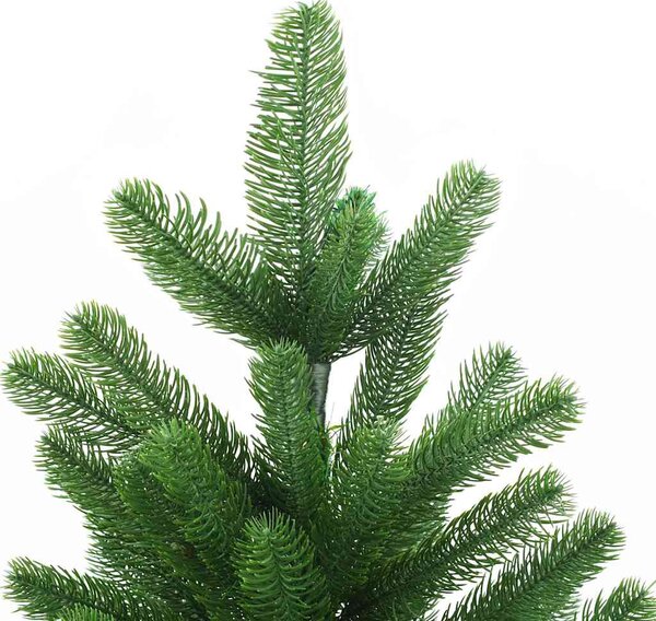 Zöld műkarácsonyfa élethű tűlevelekkel 150 cm