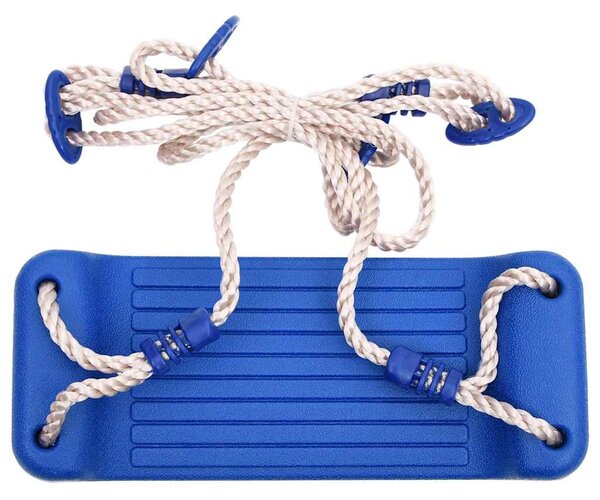 2 db kék polietilén hinta kötéllel 37 x 15 cm