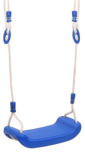 2 db kék polietilén hinta kötéllel 37 x 15 cm
