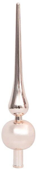 Csuklópántos műkarácsonyfa 150 LED-del és gömbökkel 120 cm