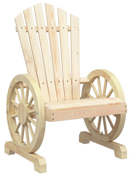 2 db tömör fenyőfa kerti Adirondack szék
