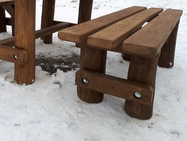Támla nélküli pad 0,25 x 1,00 m-es ülőfelület