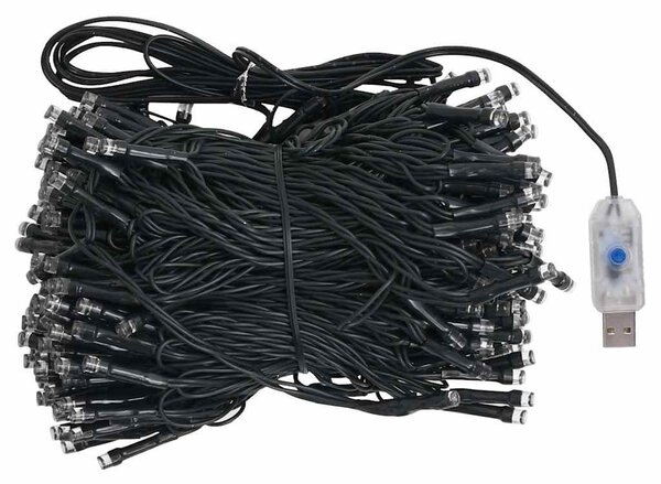 Megvilágított műkarácsonyfa 910 ággal gömb szettel 210 cm