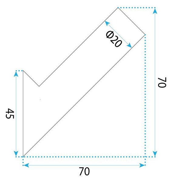 Fürdőszobai akasztó WILL Chrome