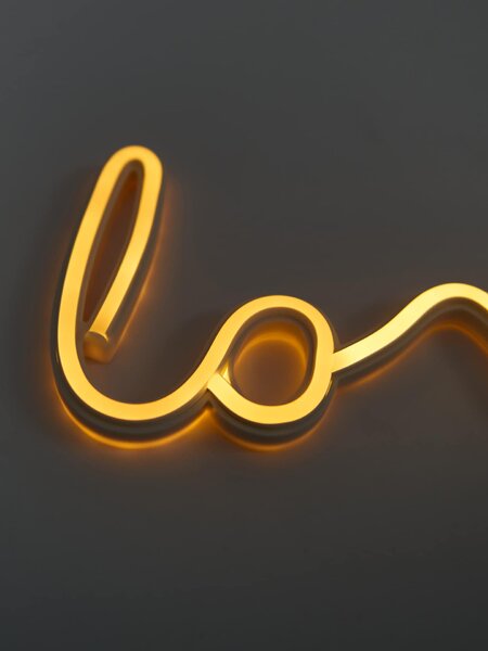Sinsay - LED lámpa „Love” felirat formában - fehér
