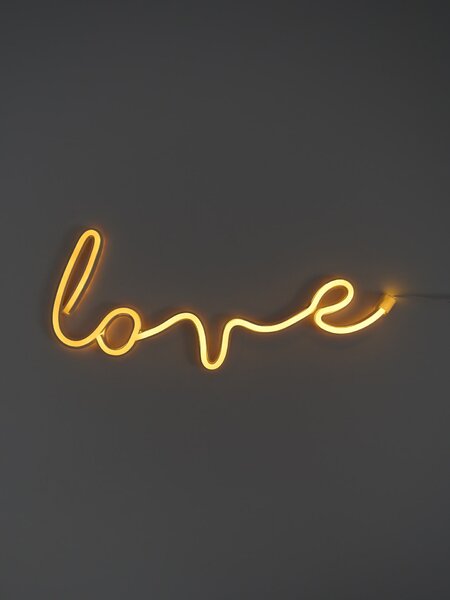Sinsay - LED lámpa „Love” felirat formában - fehér