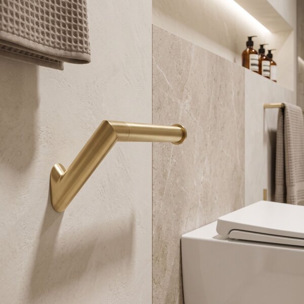 Falra szerelhető wc papír tartó Will Brush Gold