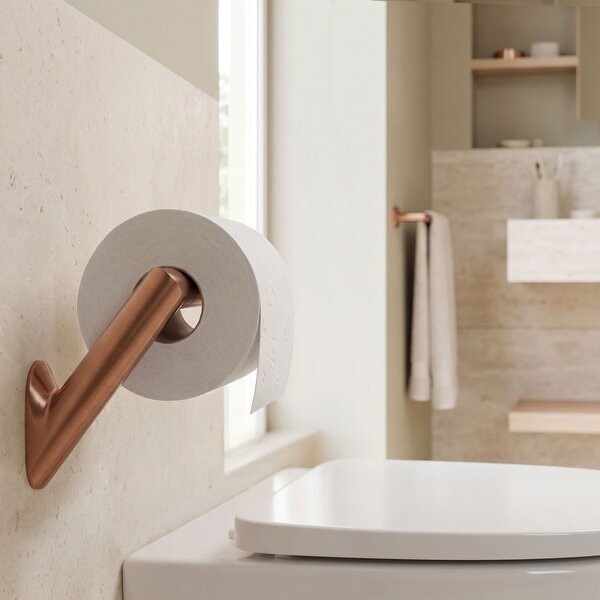 Falra szerelhető wc papír tartó Will Brush Copper