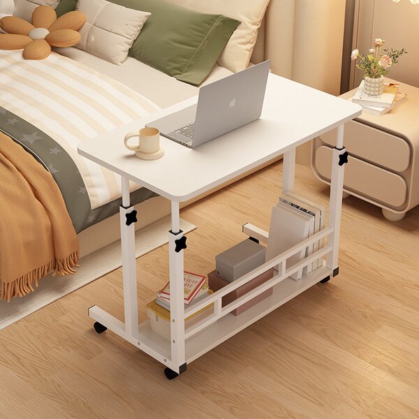 BeComfort LS04-1 állványos laptop tartó 60x37x(60-90)cm fehér