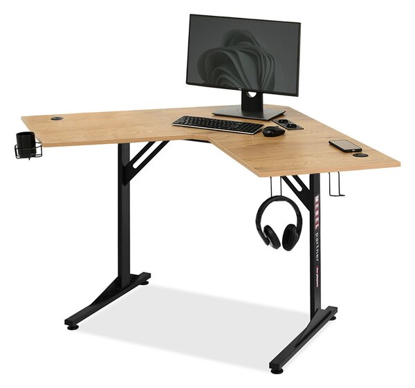 PC asztal Matts C (tölgy + fekete)