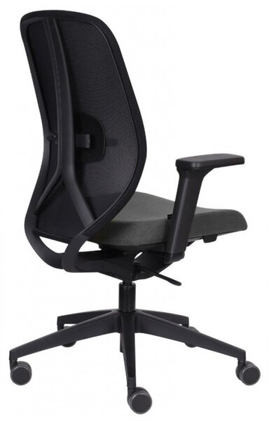 GRO-4U BS Black ergonomikus forgószék deréktámasszal