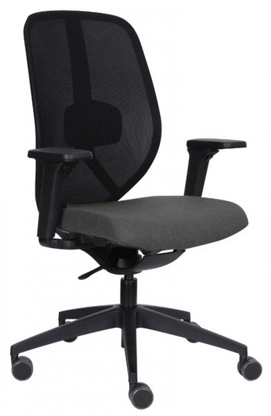 GRO-4U BS Black ergonomikus forgószék deréktámasszal