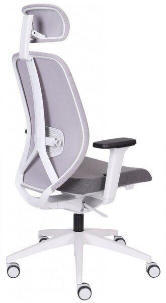 GRO-4U GS HD Grey ergonomikus forgószék deréktámasszal és fejtámlával