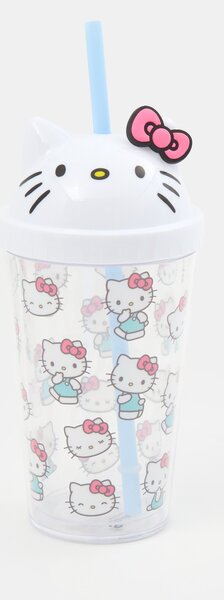 Sinsay - Pohár fedéllel és szívószállal Hello Kitty - többszínű