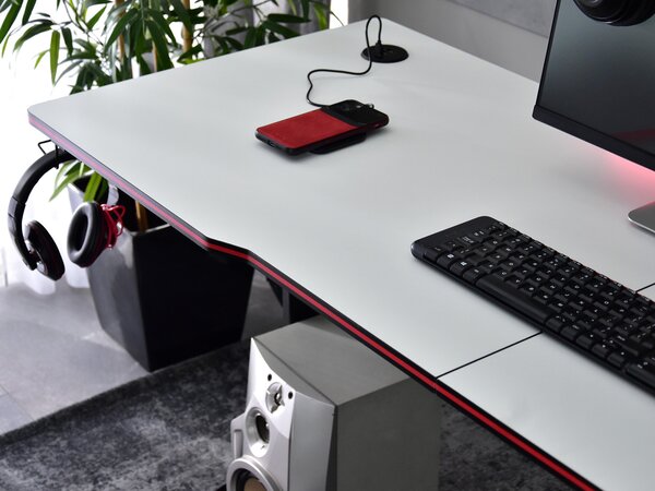 PC asztal Matts 160 (fehér + fekete)