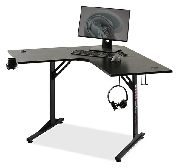 PC asztal Matts C (fekete fa + fekete)