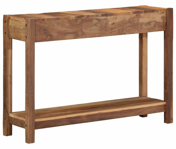 Konzolasztal Barna 107 x 33 x 76 cm Szilárd Újrahasznosított Fa