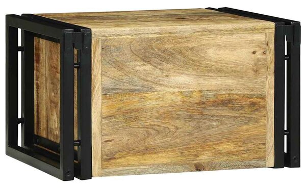 Borágas 2 db Barna és fekete 46 x 35 x 27,5 cm Tömör Mangófát