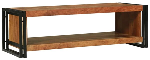 Dohányzóasztal Barna 120 x 50 x 38 cm Tömör Akácfa