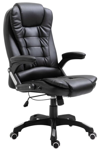 Fekete műbőr irodaszék