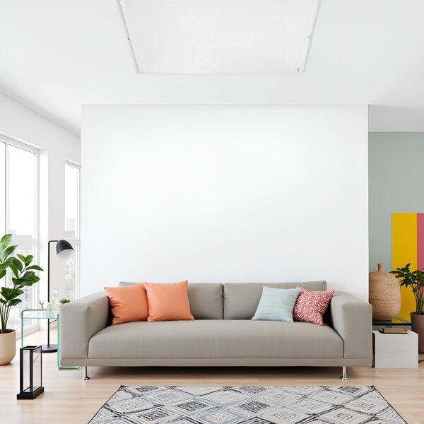 Infrapanel elektromos fűtés, fehér, ElectricSun, 960W, SZ120xM82cm elektromos fűtőpanel, termosztáttal