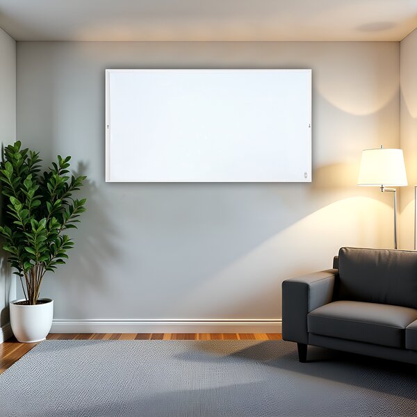 Infrapanel elektromos fűtés, fehér, ElectricSun, 720W, SZ120xM62cm infra fűtőpanel, termosztáttal