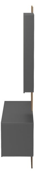 Fogas tükörrel, Arika, barna, 100x37.1x199.5 cm
