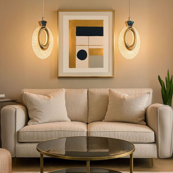 Kristály Csillár LHJ109-1CP LIGHT ROSE GOLD