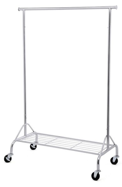 Gurulós fogas, Songmics, ezüst, 102x39x6.5 cm