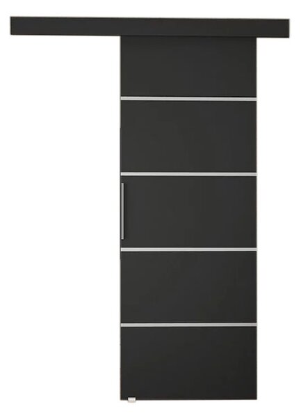 DOLANO III tolóajtó, 86,5x205, fekete