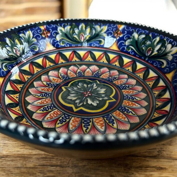 Salátástál 18 cm x 18 cm x 5 cm Szicília mintával