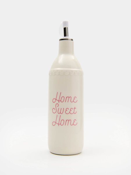 Sinsay - Olajos üveg Home Sweet Home felirattal - fehér