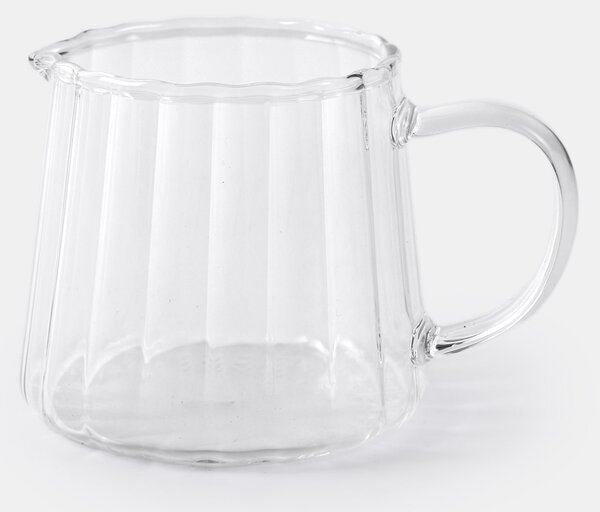 Sinsay - Bordázott üveg kancsó - clear