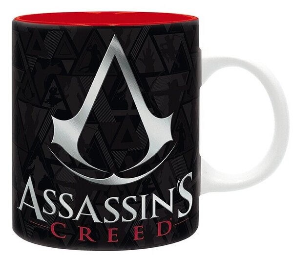 Bögre Assassin‘s Creed - Crest Black & Red