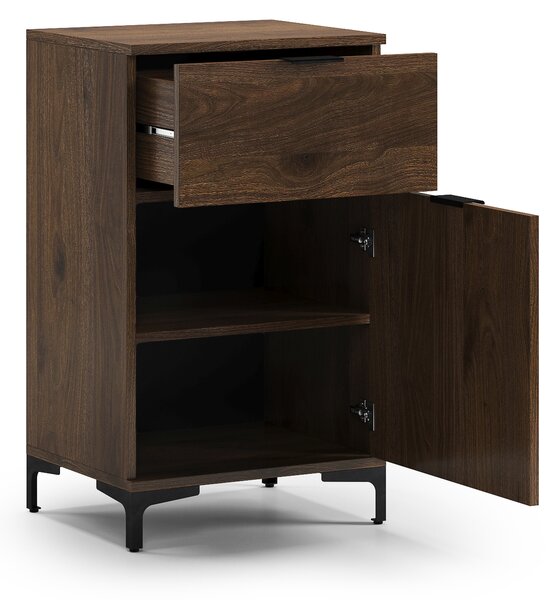 Mazzoni LANA K-50S komód Elegáns Dió - FIÓKOS KOMÓD