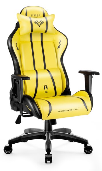 Diablo X-One 2.0 gamer szék Átlagos méret: Electric Yellow / sárga Diablochairs