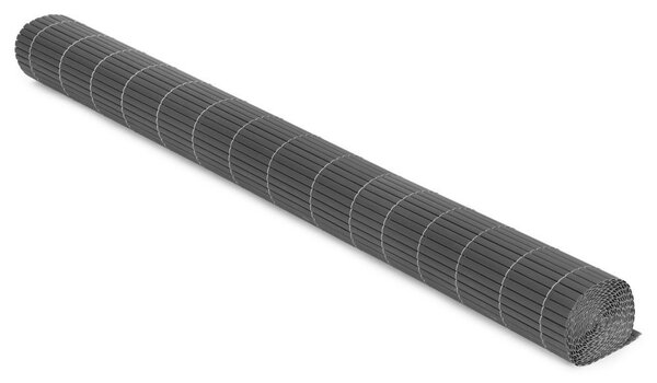 Megfordítható antracit PVC balkon, kerítés és terasz paraván Szélesség: 1 m | Hosszúság: 5 m