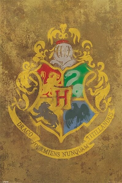 Plakát HARRY POTTER - hogwarts crest, (61 x 91.5 cm)