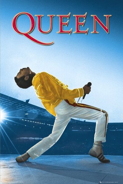 Plakát Queen - Live At Wembley, (61 x 91.5 cm)