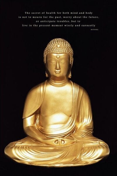 Plakát Buddha, (61 x 91.5 cm)