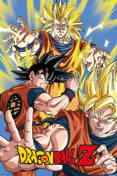 Plakát Dragon Ball Z - Goku, (61 x 91.5 cm)