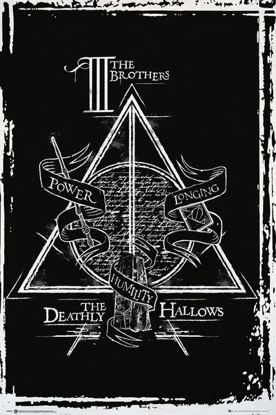 Plakát Harry Potter - Deathly Hallows Graphic, (61 x 91.5 cm)