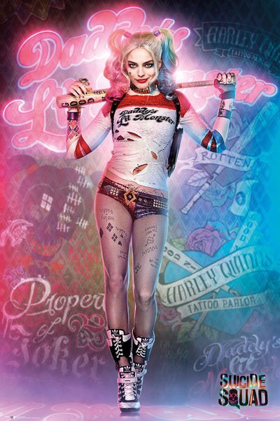Plakát Suicide Squad - Öngyilkos osztag - Harley Quinn Stand, (61 x 91.5 cm)