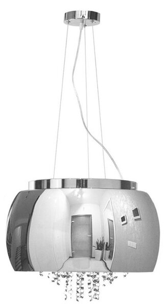 DOMENO ID-515 függesztett mennyezeti lámpa, 40W, üveg